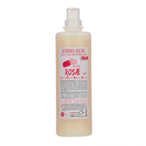 Microcasule Rosae - Detergente igienizzante per bianchi e tessuti chiari | LAVAVERDE®
